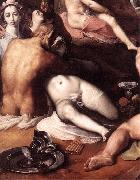 CORNELIS VAN HAARLEM The Wedding of Peleus and Thetis (detail) fd oil painting artist